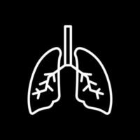 diseño de icono de vector de pulmones