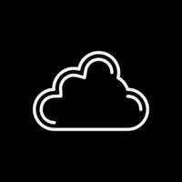 diseño de icono de vector de nube