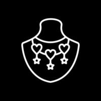 diseño de icono de vector de collar