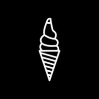 diseño de icono de vector de helado