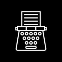 Typewriter Vector Icon Design