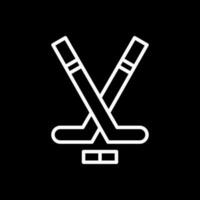 diseño de icono de vector de hockey