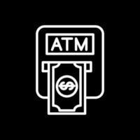 Atm machine Vector Icon Design