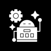 diseño de icono de vector de robot