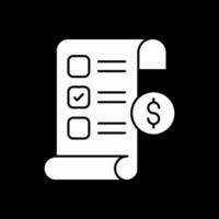 Invoice Vector Icon Design