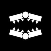 Bear trap Vector Icon Design