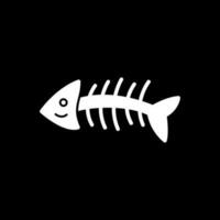 Fishbone Vector Icon Design