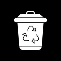 diseño de icono de vector de papelera de reciclaje