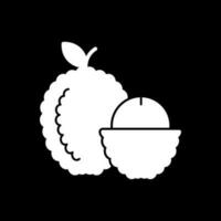 lychee vector icono diseño