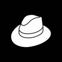 diseño de icono de vector de sombrero