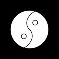 diseño de icono de vector de yin yang