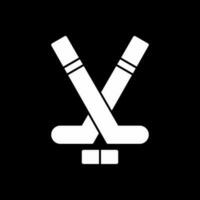 diseño de icono de vector de hockey