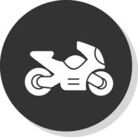 Motorcycle Vector Icon Design