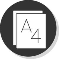 Paper size Vector Icon Design