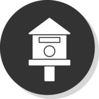 Bird house Vector Icon Design