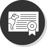 diseño de icono de vector de certificado