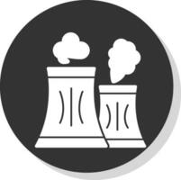 diseño de icono de vector de contaminación del aire