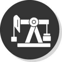 Pump jack Vector Icon Design