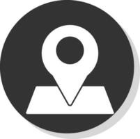 mapa puntero vector icono diseño