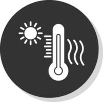 diseño de icono de vector de onda de calor