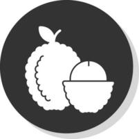 lychee vector icono diseño