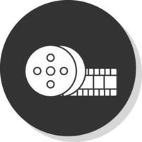 Film roll Vector Icon Design