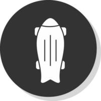 Skateboard Vector Icon Design