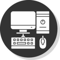 diseño de icono de vector de computadora