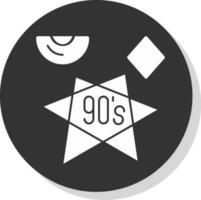 90s vector icono diseño