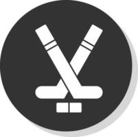 diseño de icono de vector de hockey