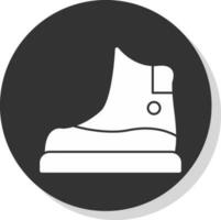 Snow boot Vector Icon Design