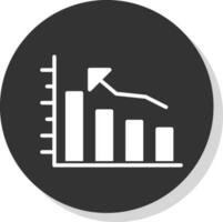 Bar graph Vector Icon Design