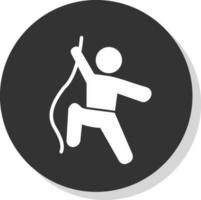 Climbing Vector Icon Design