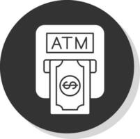 Atm machine Vector Icon Design