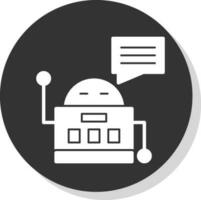 Chatbot Vector Icon Design