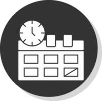 diseño de icono de vector de horario