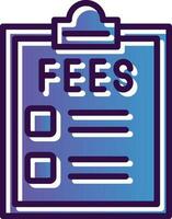 Fees Vector Icon Design