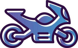 Motorcycle Vector Icon Design