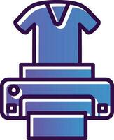 Dtg printer Vector Icon Design