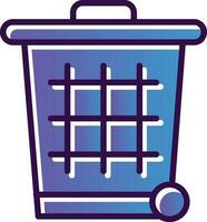 Trash can Vector Icon Design