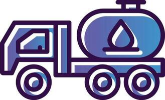 Tanker truck Vector Icon Design