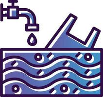 Water pollution Vector Icon Design