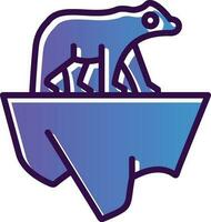 Polar bear Vector Icon Design