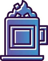 Hot chocolate Vector Icon Design