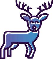 Reindeer Vector Icon Design