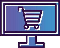 diseño de icono de vector de compras