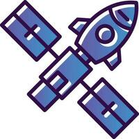 Space station Vector Icon Design