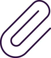 Paperclip Vector Icon Design