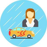 Saleswoman Vector Icon Design