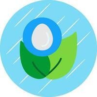 Organic eggs Vector Icon Design